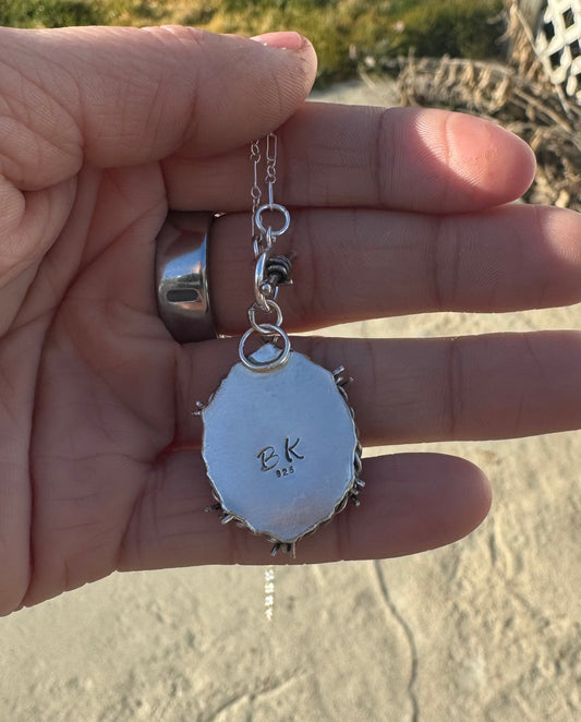 Kingman Turquoise Necklace 17"