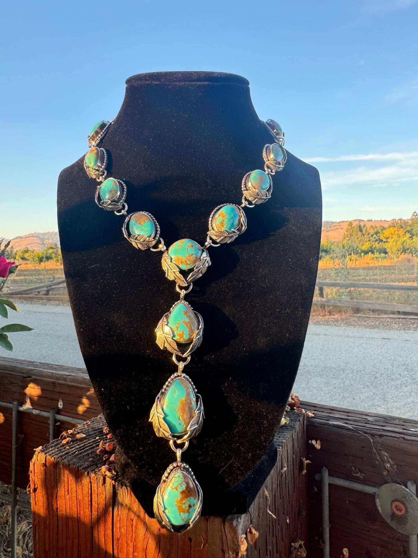 12 Stone Sonoran Turquoise Lariat