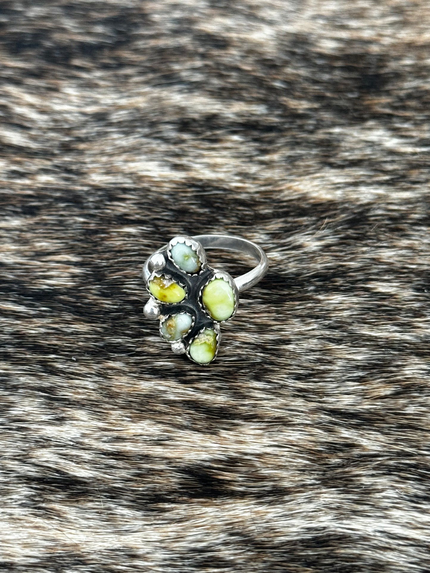 Palomino Cluster ring ADJUSTABLE