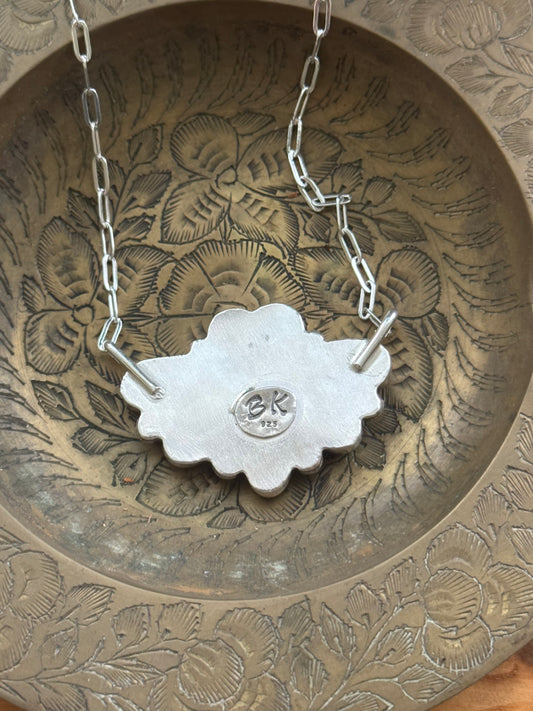 White Water, Verde Valley, Pink Conch 18" Necklace