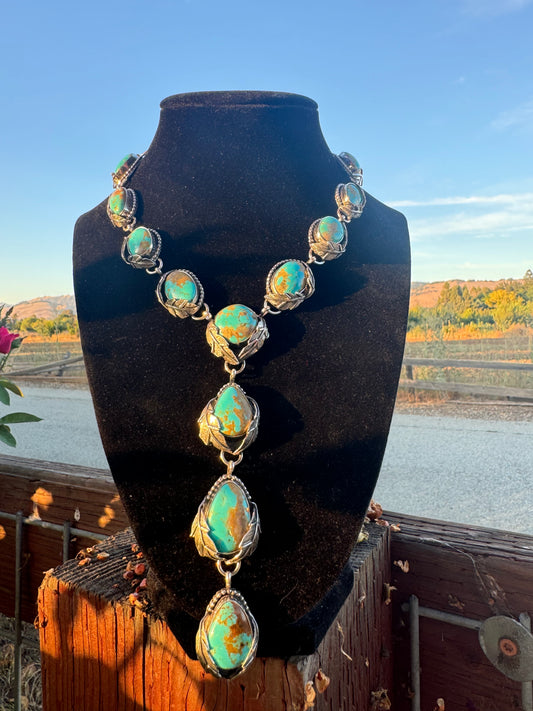12 Stone Sonoran Turquoise Lariat