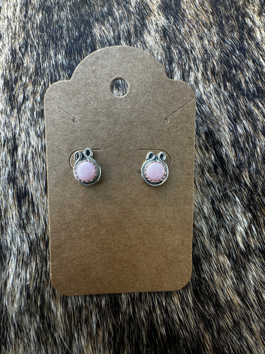 Pink Conch Studs