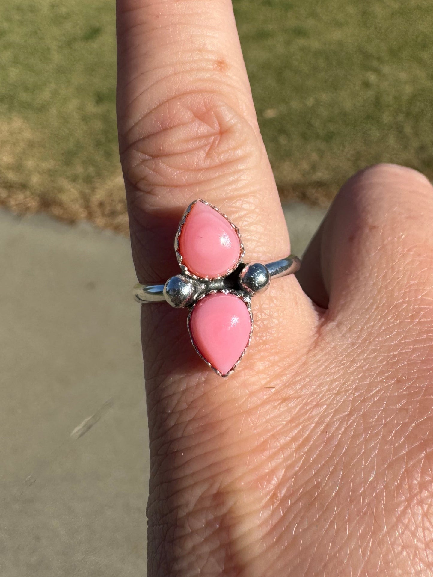 Pink Conch Ring Adjustable size 6-10